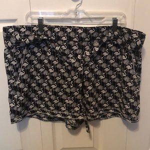 Flamingo printed shorts